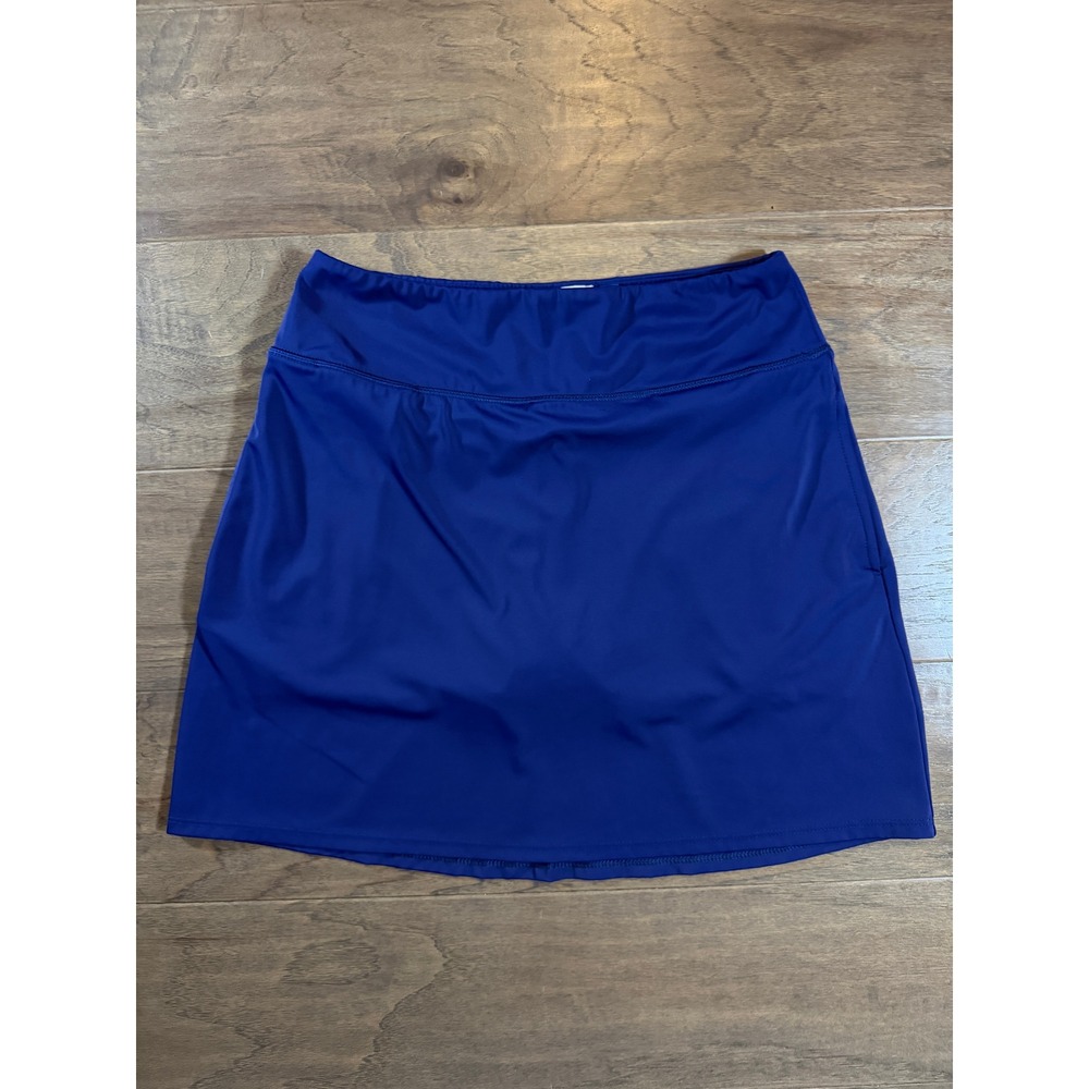Cabana Life Womens Royal Blue Active Athletic Skort Size Small‎ Pocket Tennis